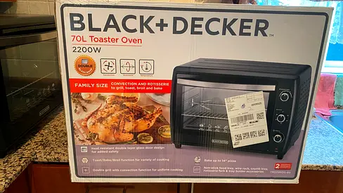 Black+Decker 70L Toaster Oven with Convection and Rotisserie