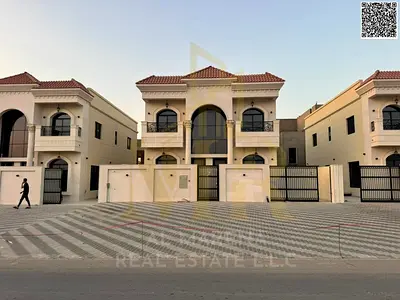 Luxury villa for sale in Al Helio, Ajman – modern design and practical spaces for families, registration fees included