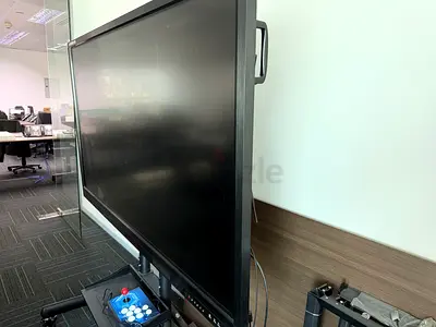 85 inch Multimedia TV with heavy duty stand