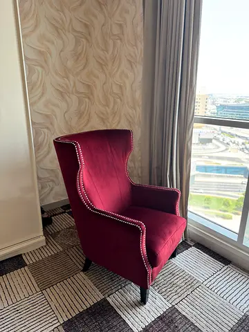 Red sofa chair