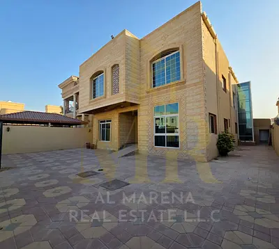 Villa for Sale in Al Rawda 1 Ajman | 5600 Sqft Plot | 5 Master Bedrooms | Elevator Installed | Spacious Kitchen & Majlis | Utilities Included