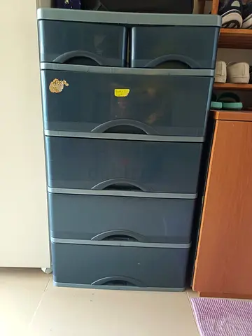 Cosmoplast Plastic Storage cupboard for immediate sale