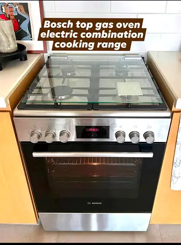 Bosch cooking range 60x60cm gas electric oven