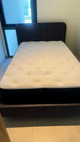 small double bed with mattress for sale