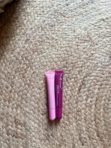 Two lip gloss tubes (neutral pink and plum) - new
