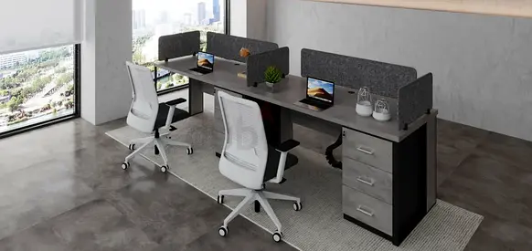 Employees Modern Workstation Desk For Sale