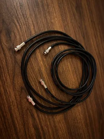 Coaxial RF Cables with F-Type Connectors – Good Working Condition