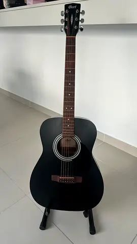 Cort Acoustic Guitar Black Matte Finish