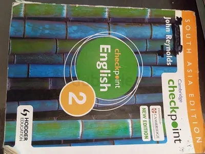Textbook Cambridge checkpoint English 2