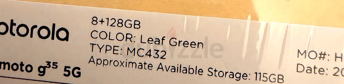 Motorola Moto g35 5G 8GB/128GB Leaf Green - Unused, Sealed Box