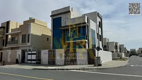 تملك فيلا كورنر بموقع مميز بتشطيبات فاخرة بالباهيه عجمان | 5 غرف ماستر | بسعر شامل رسوم التسجيل