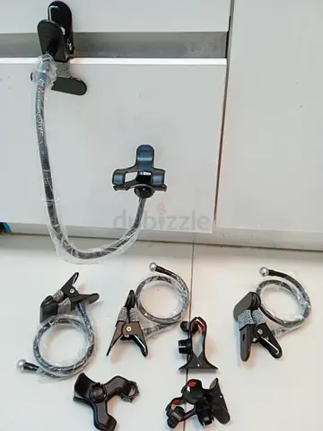 New Set of flexible gooseneck phone/tablet holders and clamps - assorted clips