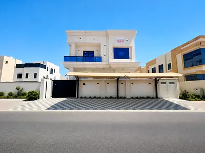 🏡✨ Luxury villa for rent in Al Yasmin area – Ajman ✨🏡 Consisting of 5 master bedrooms with a ma