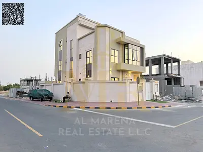 Luxury Corner Villa | Al Zahia, Ajman | 6 Master Bedrooms | 2 Floors + Roof | Price Includes Regist