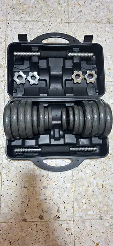 Dumbbell adjustable 30kg set gym fitness