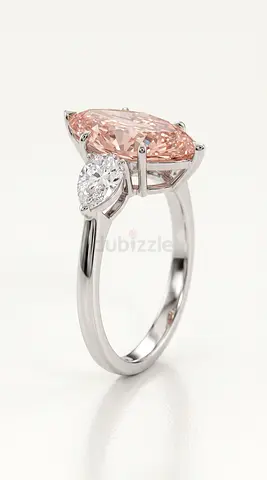 Stunning Diamond Ring 3.40ct Total | 18K White Gold | IGI Certified