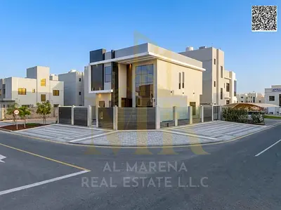 Own a corner villa with luxurious finishes in Al Helio 2, Ajman | 4 master bedrooms | Price includes registration fees |
