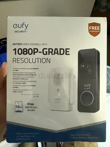 Eufy Security 1080p Battery Video Doorbell Slim
