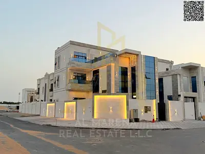 فيلا فاخرة للبيع في الحليو 2 | مساحة 4500 قدم | 6 غرف نوم ماستر | مجلس وصالة | مصعد | تصميم عصري وتشطيبات راقية | زاوية بسعر 3.750 مليون والعادية 3.50