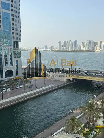 Apartment for annual rent Area: Al Majaz 3 Number of rooms: 3, one of the rooms is a master Bathrooms: 3 Air Conditioning: Central Payments: 4/6 Parki