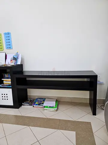 IKEA LACK console table / TV stand in black-brown