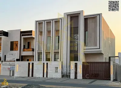 بالقرب من السوق الصيني وشارع محمد بن زايد | طابقان | 5 غرف نوم ماستر | تصميم مودرن | تشطيب فندقي | شامل الكهرباء والمياه والمكيفات