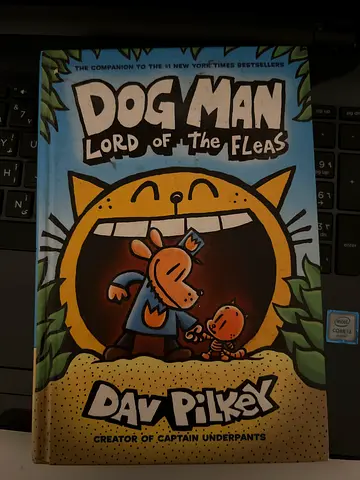 Dog Man: Lord of the Fleas by Dav Pilkey - Hardcover (Kids Graphic Novel)