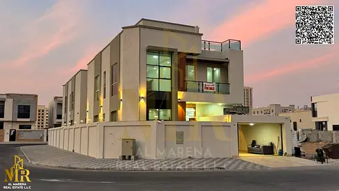 فيلا كورنر بالياسمين طابقين وروف 5 غرف بسعر ممتاز
