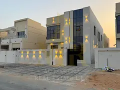 Villa for Sale in Ajman Al Helio 2 – Private Pool, 5 Master Bedrooms, Freehold, Central AC, Regist