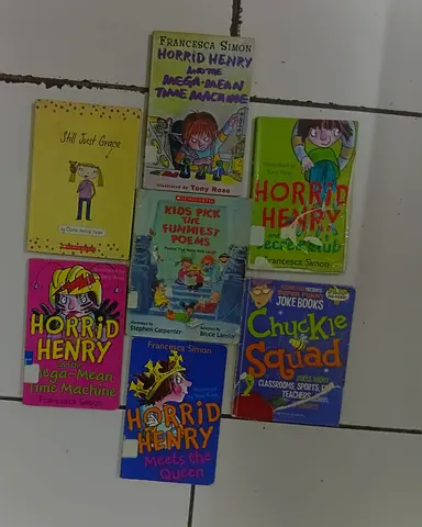 Collection of 7 Children’s Books including Horrid Henry series and more