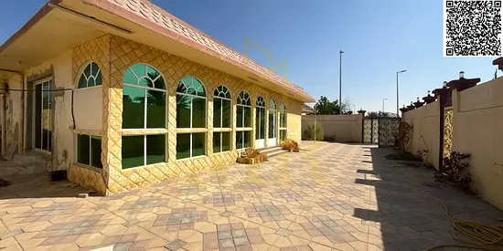 Ground floor villa for sale in Al Hamidiya area, Ajman, with an area of 6298 sq ft, priced at AED 1,200,000. Owned by Ajman citizens.