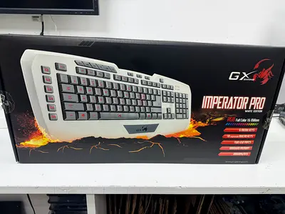GX Gaming Imperator Pro RGB Mechanical-style Gaming Keyboard - White (New in Box)