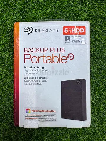 Seagate External 5TB Backup Plus Portable Hard Drive, Black, STHP5000400
