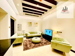 Sharjah, Al Rifaa (Al Heera Beach): 2 bedrooms, living room, kitchen, and 2 bathrooms. Super deluxe