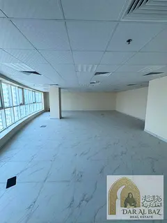 Furnished duplex office for annual rent in Al Majaz 2 – Sharjah | On the Corniche | Spacious | Rea