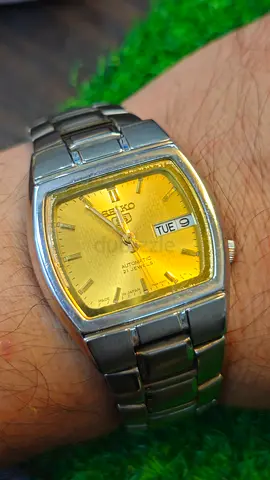 Seiko Automatic 21 Jewels Mens Watch with Gold Dial, Stainless Bracelet(Used)NO BOX NO PAPER