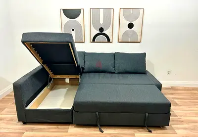 IKEA L Shape Storage Sofa Cumbed For Sale