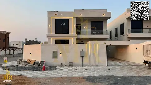 فيلا بموقع مميز على شارع التلة وبالقرب من الشروق مول، مساحة 5000 قدم، خمس غرف نوم بتصميم أنيق، موقع حيوي وسعر شامل المكيفات المركزية