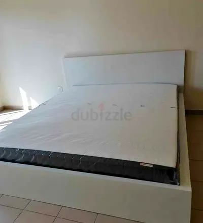 IKEA malam bed with mattress King size bed