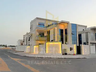 Luxury Villa for Sale in Al Helio, Ajman | 5500 sq ft Built-up Area | 6 Master Bedrooms | Internal Elevator | Spacious Rooftop | Includes Electricity,