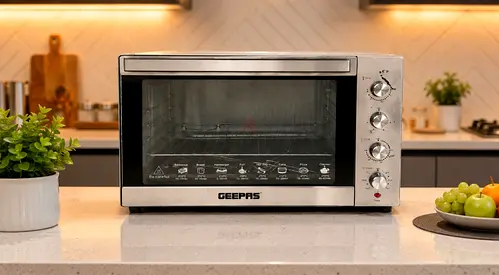 Geepas big one Stainless Steel Electric Oven - Countertop Toaster Oven