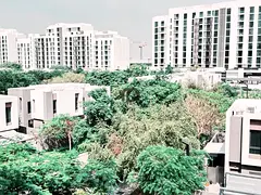 furnished studio | spacious layout | green views