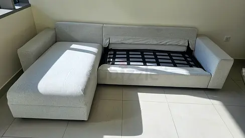 Ikea vimle L shape sofa bed with mattress