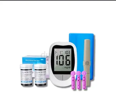 Glucose monitor machine with 90 test strips