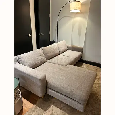 West elm Eddy L shape sofa