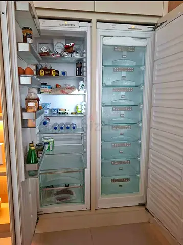 Miele latest model built-in fridge and freezer set