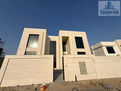 Brand new huge villa with 2 big majlis maid room outdoor kitchen just in 300k