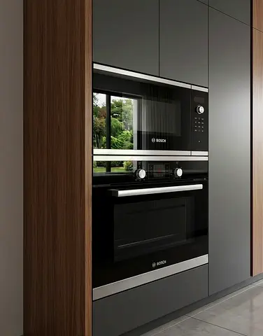Bosch Built-In Electric Oven Microwave Set 60cm – Latest Model | German Technology
