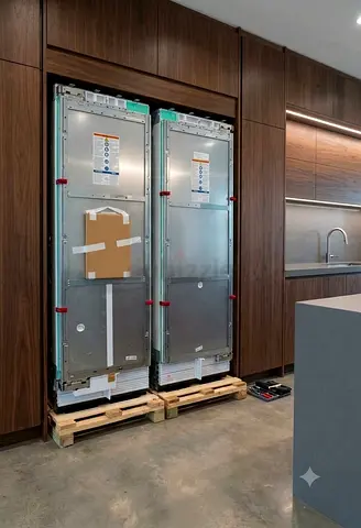 Gaggenau latest model series 400 75 cm fridge and 60 cm freezer with water depanser set built-in