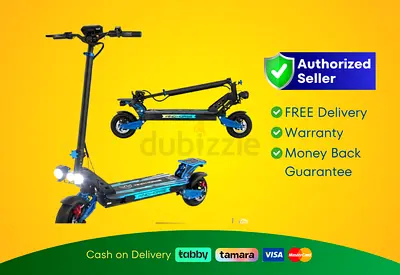 Electric Scooter Wind Horse H8 - Blue | Brand New |  Warranty | FREE  Delivery